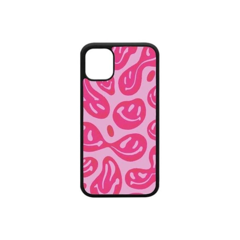 Pink Trippy Smiley Face Case for iPhone 11 Pro Max